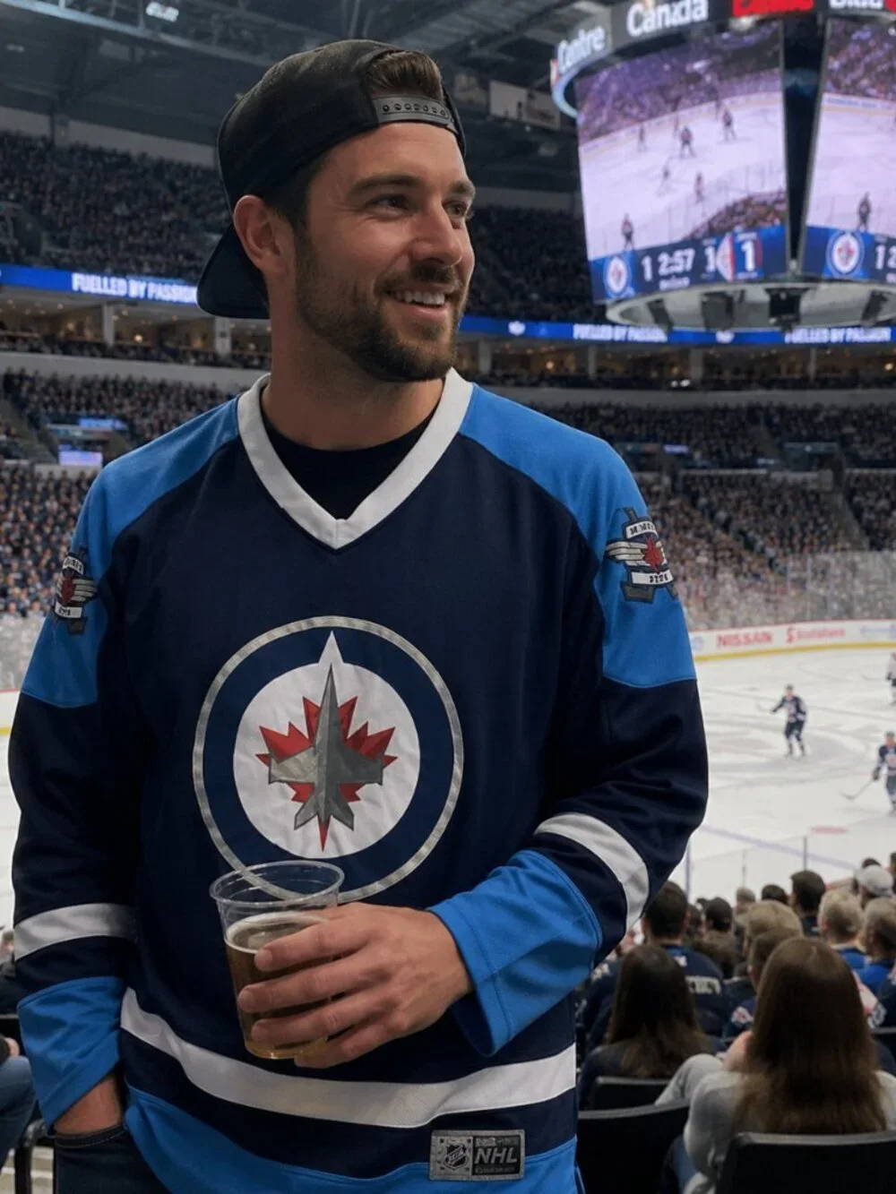WINNIPEG JETS NHL JERSEY "SCHEIFELE' (SMALL) - Picture 1 of 4
